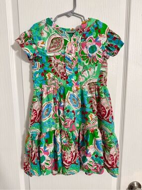 Girls Floral Paisley Dress